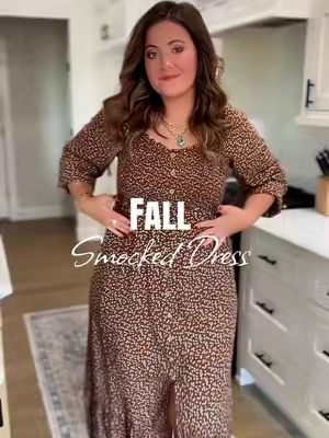 Our favorite smocked floral square neck dress is back! @DOKOTOO-US #smockeddress #falldresses #falloutfitinspo #TikTokshopbacktoschool #squarenecktop 