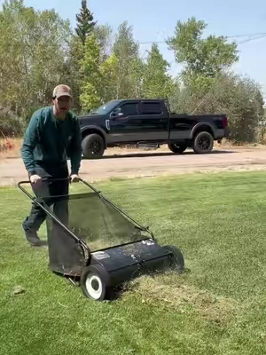 Vevor Lawn Sweeper #vevor #vevorsuperbrandday #lawncare #vevortools #TikTokshopbacktoschool 