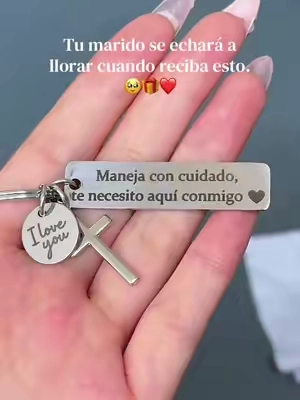 Que Dios aleje todo mal de tu camino, que tengas paz y amor eterno conmigo.❤️🙏#crosskeychain #godisincontrol #christianitytiktok #trending #fyp d