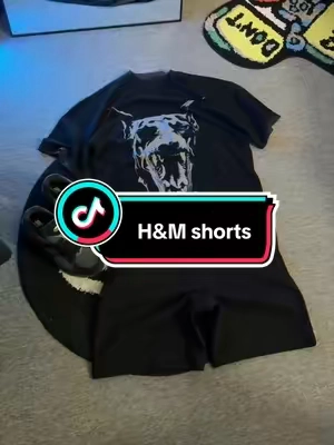 H&M got the best shorts #hm #blankshorts 