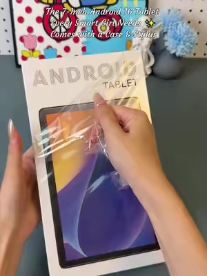 PRITOM 7 Inch Android 16 Tablet 8GB(3GB+5GB) RAM+32GB ROM With Stylus & Protective Case 3200mAh Compact Portable Reading Tablet sohochic #samsungtablet #ipad7thgen #portabletub #kamvaspro27144hz #bestipadcase #tabletmultifuncional #googlepixel6pro #techgadgets📱 #esriphone16promaxcase #portablesmarttv #TikTokshopbacktoschool #summersale #pritom #tablet