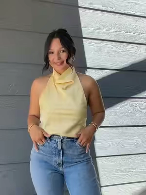 #silktop #haltertop #halter #cutetop #OOTD 