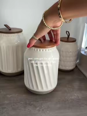 #canisters #kitchenfinds #foodstorage #hsn #homefinds 