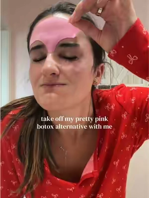 I LOVE HER...even if she fights back #botoxalternativeathome #botox #pinkforeheadpatch #foreheadwrinklepatch #wrinkleprevention 
