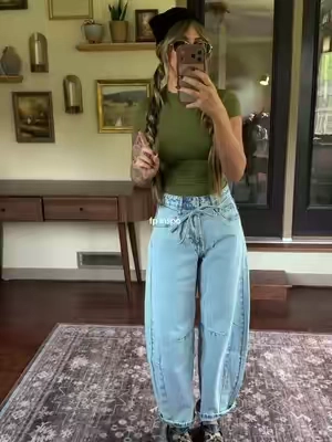 One of the BEST look for less times on the shop ✨  #fp#lookforless#affordablefashion#jeans 