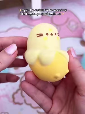 Which fruit is your favorite? I really want the blueberry one 🥹 #pusheen #kawaiiaesthetic #squishyasmr 