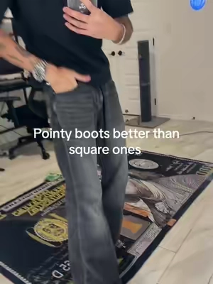 Pointy boots better than square ones #boots #gothic #western #fashiontiktok #gothicstyle 