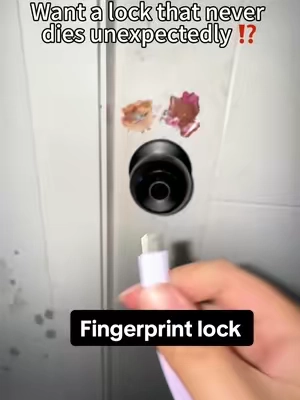 Tap it lock out!!!!  #WeeklyDeals #TikTokShopSummerSale   #smartdoorlock #fingerprintlock  #SummerWins