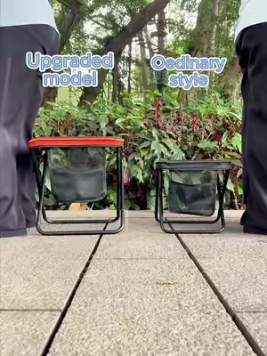 Compact foldable chair solves all your seating troubles on hiking journeys #WeeklyDeals #TikTokshopbacktoschool #travelhacks #Hiking #Portablelifestyle XJY GD-3