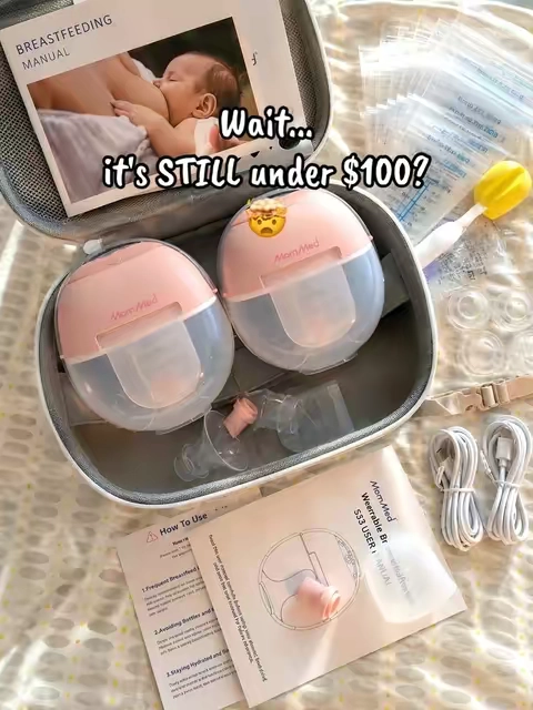 Not me expecting a basic pump for under $100... 🤯 Pause button ✔ Built-in light ✔ Anti-spill plug ✔ 17/19/21mm inserts included ✔ 4 modes & 9 levels ✔ Turns out it's a total game-changer 🤭 #momtok #mommeds33 #wearablebreastpump #pumpingmom #exclusivepumping   