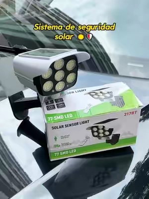🚨 ¡Ladrones HUYEN al ver esto! Simulador de cámara solar para tu puerta #SimuladorCamara #SeguridadCasa #Antirrobo#tiktokmademebuyit #fyp