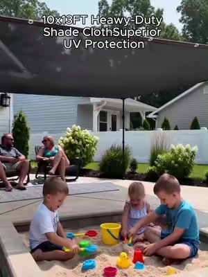 The easiest and most budget-friendly way to protect your yard#malladesombra #shadecloth#DealsforYouDays#SummerWins#Summervibes