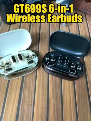 6 Earbuds In One Case?! This Is Actually Genius 🤯🎧 #TikTokShop #TikTokMadeMeBuyIt #TechTok #WirelessEarbuds #GadgetFinds