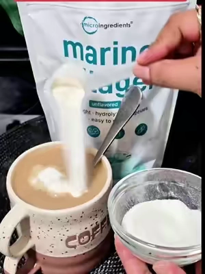 Marine Collagen de Microingredients con  fortalece las articulaciones, los huesos, la piel, el cabello y las uñas  #marinecollagen  #marinecollagenpeptides  #supplements #wellness  #guthealth 