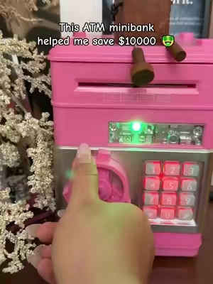 I've really saved up 10,000 dollars. This little thing is very practical. Hurry up and order one from my shopping cart to try it out. #savingmoney #moneytips #giftidea #piggybank #tiktokshopfinds 