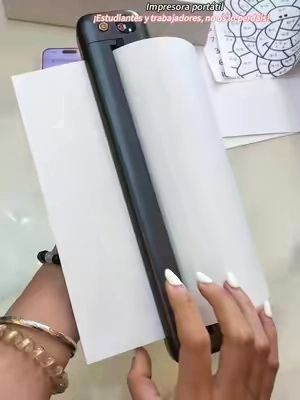 ¡Espera!🤯 ¿Es esta impresora tan portátil que se puede llevar a cualquier parte? #wirelessprinter #thermalprinter#portableprinter #tiktok #fyp