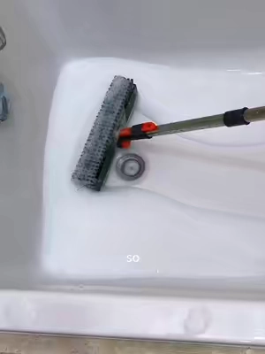 If your bathroom floor still feels dirty after mopping… you need THIS 👀 #CleanTok #floorbrush #cleaninghacks #deepclean #summervibes 