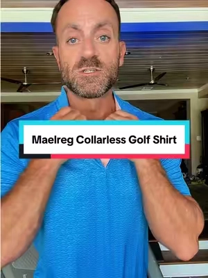The Maelreg collarless golf shirt has a clean, modern design with lightweight stretch fabric that moves comfortably through every swing. It’s breathable, moisture-wicking, and made to help keep you cool when the temperature climbs. #menspoloshirt #golfshirt #mensstyle #mensfashion #golffashion 