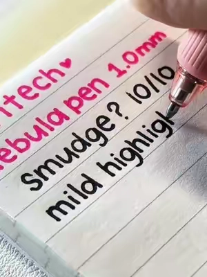 These are my go-to gel pens! ✍️“Aesthetic” but also AMAZING pens! We love a good gel pen😍😍😍#pen #stationery #cursive #cursivewriting #tiktokmademebuyit 