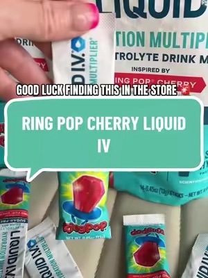 This ring pop flavor sells out fast 🔥 @Liquid I.V. #electrolytes #hydration 
