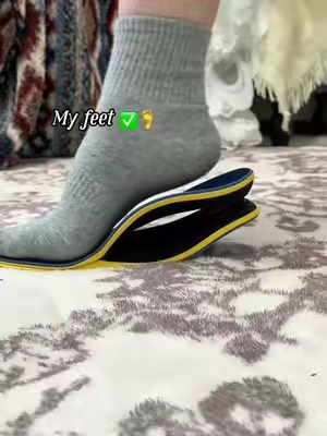 Wish someone had told me sooner
 
 #shoeinsoles #plantarfasciitisrelief  #flatfeet #archsupport#TikTokMadeMeBuyIt