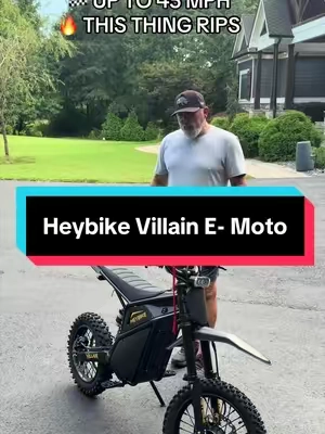 ⚡ The Heybike Villain is an absolute BEAST! 4160W peak mid-drive power and built to rip. 🔥🏁 Tap the cart and check it out! #HeybikeVillain #Heybike #ElectricBike #EBike #tiktokshopsummersale 