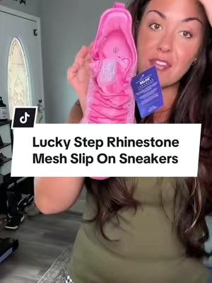 Pink rhinestone sneakers just entered the chat 💗✨ These LUCKY STEP women’s sparkly sneakers are basically made for the girls who refuse to wear boring shoes. The bright pink PLUS all-over rhinestone sparkle?! 💎🎀 I love that you still get the casual sneaker look, but they make an entire outfit way more fun. ✨ Rhinestone mesh upper 💗 Bright pink color 👟 Slip-on sneaker style 💎 All-over sparkle 🎀 Such a fun statement shoe Wear them with jeans, leggings, a casual dress, concert outfits, game-day looks — or anytime your outfit needs a little extra ✨. @LUCKYSTEP.US #luckystep #tiktokshopcreatorpicks #tiktokshopfinds 