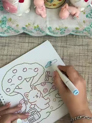 No, thinking just coloring#TikTokShopCreatorPicks ##TikTokshopbacktoschool #coloringbook #BackToSchool 
