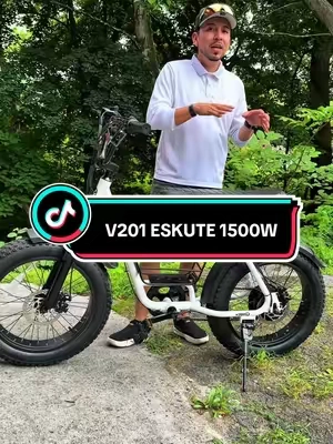 Ya disponible la V201 de 1500w Eskute #tiktokshopcreatorpicks #BacktoSchool #tiktokshopsummersale #ebike #bicicletaelectrica 