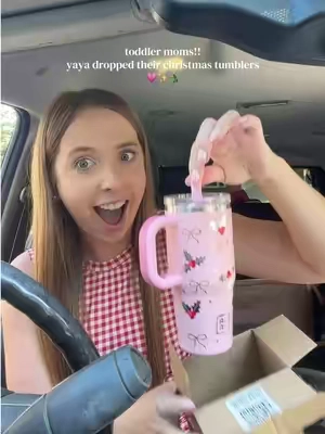 These Christmas tumblers are already going so quick so don’t wait💗🎄✨ @GetYaYa 