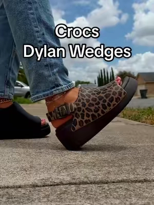 Crocs new Dylan wedges are for the working girlies 👩🏻‍🏫🖤 #crocs #crocswedges #crocsdylan #crocsdylan #tiktokshopcreatorpicks @Crocs 