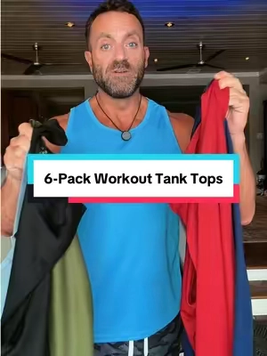 This 6-pack of men’s quick dry tank tops is lightweight, breathable, and built to handle sweat without feeling heavy or sticky. The fast-drying fabric keeps you more comfortable during lifting, cardio, outdoor workouts, or hot summer days, while the athletic fit looks clean right out of the package. #tanktop #workouttank #mensstyle #gymwear #activewear 