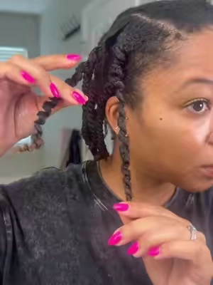 Did someone say twist-out 👀?! A good twist-out starts long before the takedown. Moisture & hold are the secret sauce, and the Bounce Styling Cream gives you both in one step! ⁠ ⁠ Comment below if you're part of #TeamTwistout 👇🖤⁠ #TwistOutTutorial #ProtectiveStyles #NaturalHair #Twistout 