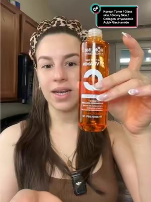 Te encantará súper bueno ✅🙂‍↔️✨ Tóner coreano / Piel de vidrio / Piel brillante /Colágeno + Ácido hialurónico + Niacinamida #vitaminac #toner #cuidadodelapiel #antiaging #hyperpigmentation 