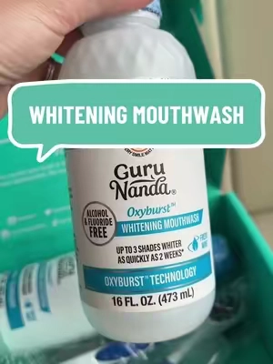 Whitening mouthwash 2 pack bundle 🧼🦷 @GuruNanda LLC @Pearl @Puneet Nanda bridge the gap #whiteningmouthwash #teethwhitening #gurunandapartner 