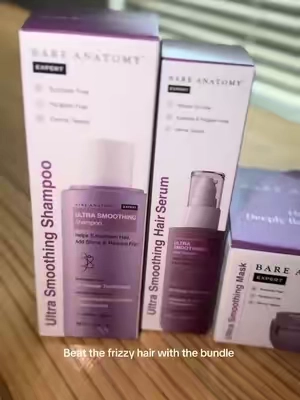 Hair bundle for smooth hair even through the humidity. #smoothhair #frizzyhair #frizzyhairtips #hair #hairtok 