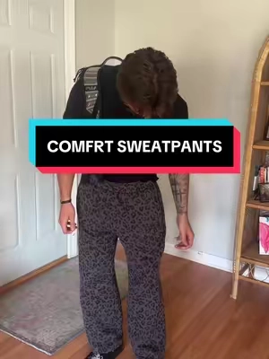 6’1 180lb rocking a large @Comfrt #comfrt #comfrtclothing #sweatpants 