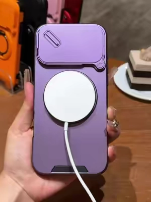 Shockproof Magnetic Case with Slide Camera Lens Protector For iphone17 16 15 141312#iphone16promaxcase #iphone16procase #Magnetic #iphonecase
