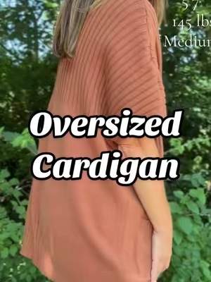 Oversized cotton blend cardigan by @shewin_official_us #oversizedcardigan #fallfashiontrends #fashionover50 #TikTokshopbacktoschool #tiktokshopcreatorpicks 