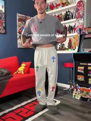 Seriously wish I got these sooner #baggysweats #sweatpants #sweats #menswear #menclothes 
