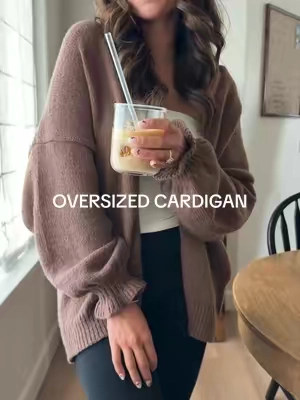 wearing a medium! this will be my fall uniform 🧸🍂 @Saodimallsu global shop  #oversizedcardigan #womenscardigan #falloutfitinspo #chunkycardigan #fallstyle 