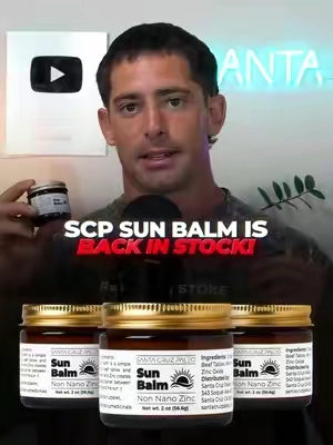 Our Sun Balm is built different. Simple ingredients that don’t poison our oceans, reefs, and our own bodies. #santacruzmedicinals 