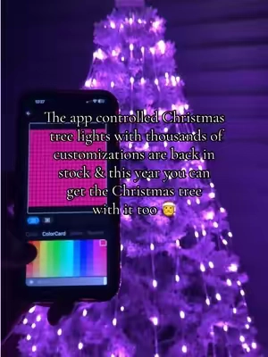 The lights sold out so fast last year, be sure to get them before they sell out again! 🎅 #christmas #christmastree #christmaslights #christmasdecor #viral 