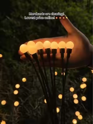 The deal ends today!!! ⚡️The price per light for these 8-pack is hands down the lowest online,but it makes your yard look like a million-dollar resort.✨*#solarfireflylights #landscape #gardenlights #yarddecor #hoodink 