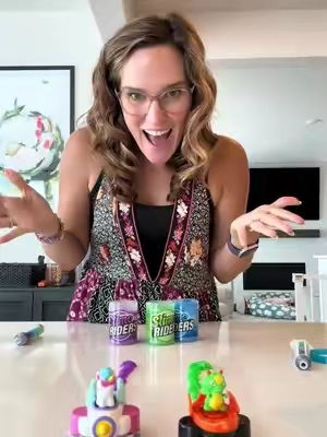 Okay, this Slime Rider expansion pack is SO cool! 🦖🦄✨ The dinosaurs and unicorns charge in just minutes, and YES you can ride them right through the slime AND on water! The slime isn’t sticky, kids can draw their own tracks, and cleanup is seriously so easy. This is one of those toys that is WAY cooler than I expected! 😍 #SlimeRider #KidsToys #SensoryPlay #ToyTok #MomFinds