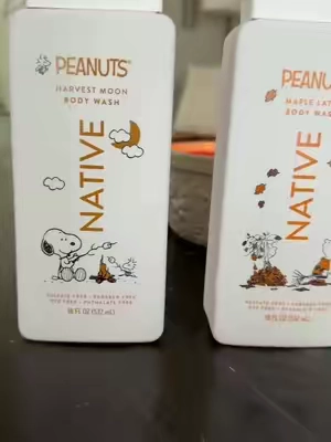 When did they release these?! So cute! #bodywash  #nativebodywash  #peanuts  #fallbodycare 