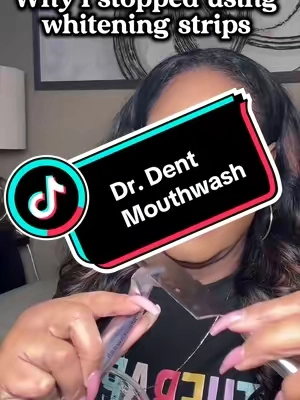 Teeth whitening in one day #teethwhitening @DR.DENT - shop #teethwhiteningstrips  #onedaywhiten #mouthwash  #whiteningmouthwash 