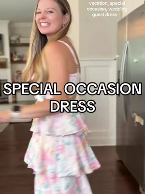 So many occasions to wear this dress!! 👏🏼🤗✨ #vacationdress #weddingguestdress #beachdress #specialoccasiondress #summerdress
