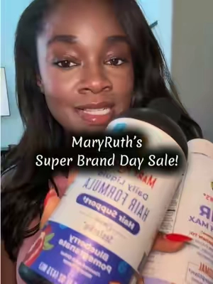 MaryRuth’s Super Brand Day Sale is live! Now is the time to stock up on your faves. Get thicker, fuller, longer hair for waaaay less right now! @MaryRuth's  #BackToSchool #tiktokshopcreatorpicks #SuperBrandDay #maryruths #TikTokshopbacktoschool 