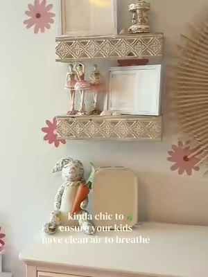 Replying to @Emily | My Festive Life 🍂☕️💕 The Canopy air purifier is a baby registry and nursery MUST have🌿🧺 clean air is a luxury and my girls always wake up less congested when the tableside air purifier is running. It’s super compact and aesthetic, so easy to change the filter, and it has multiple power and light modes. #canopyairpurifier #babyregistrymusthaves #nurseryessentials #cleanair #homefinds 